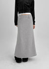 Karason Banding Fleece Long Skirt