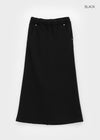 Karason Banding Fleece Long Skirt