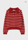 Geltodi Striped Collar Knit