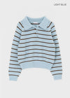 Geltodi Striped Collar Knit