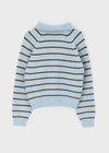 Geltodi Striped Collar Knit