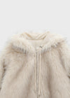 Kaylon Reversible Hooded Fur Jacket