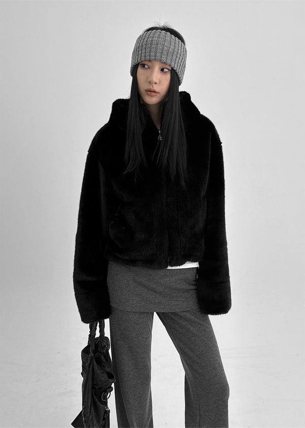 Boeton Fur Hooded Jacket