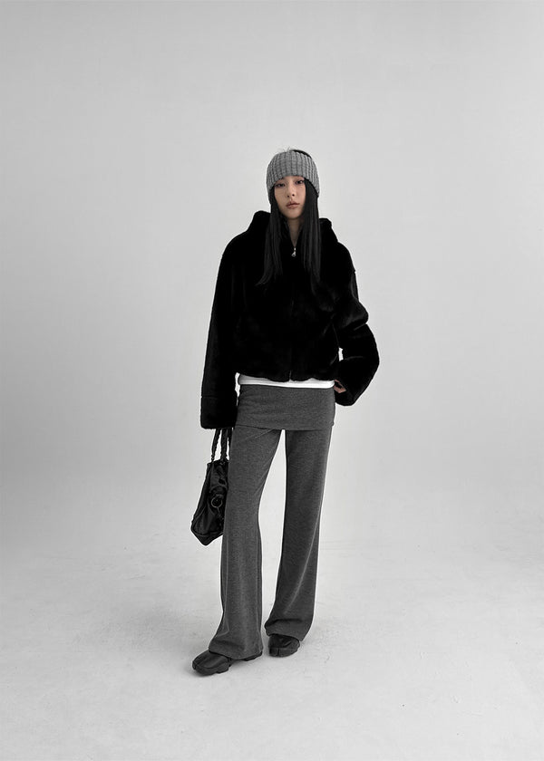 Boeton Fur Hooded Jacket