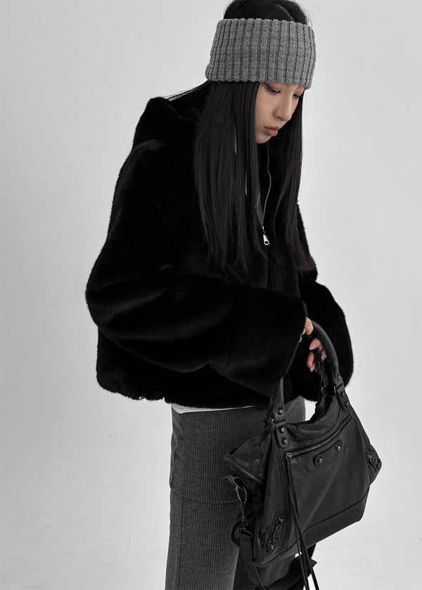 Boeton Fur Hooded Jacket