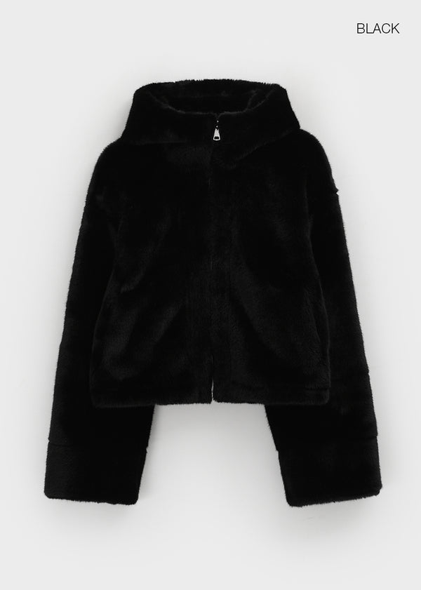 Boeton Fur Hooded Jacket