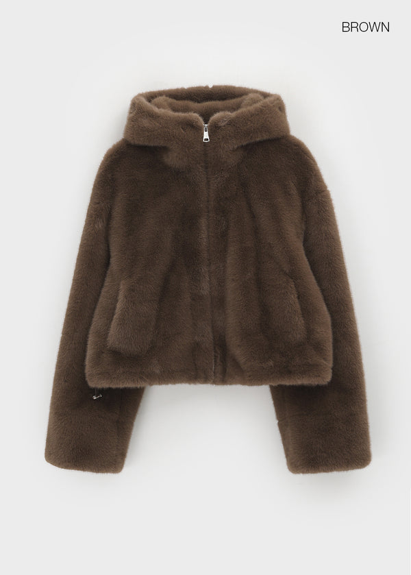 Boeton Fur Hooded Jacket