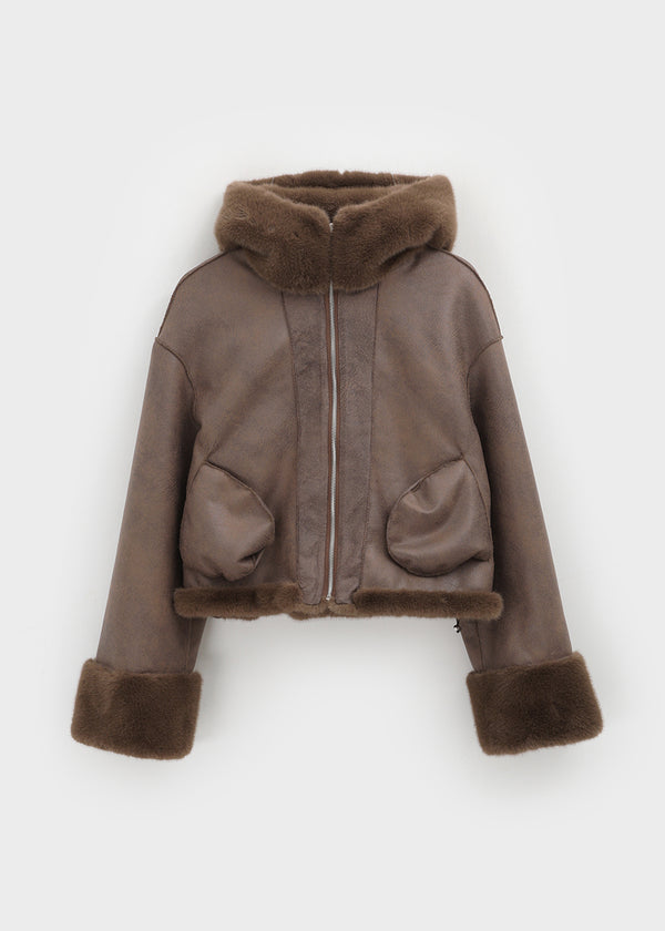 Boeton Fur Hooded Jacket