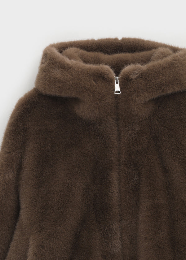 Boeton Fur Hooded Jacket