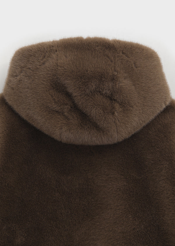 Boeton Fur Hooded Jacket