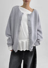 Aquan Loose Fit Knit Cardigan