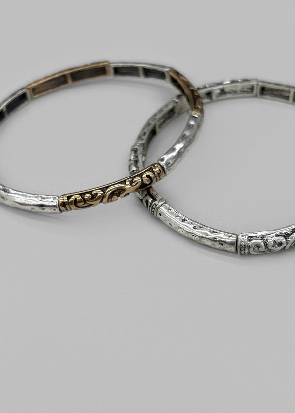 Lasik Vintage Silver Ring Bracelet