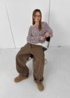 Etner Fleece Balloon Wide Pants