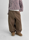 Etner Fleece Balloon Wide Pants