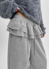 Dio Frill Fleece Banding Jogger Pants