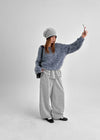 Dio Frill Fleece Banding Jogger Pants
