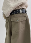 Lutats Layered Fur Belt