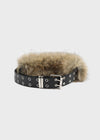 Lutats Layered Fur Belt