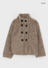 Delaming Double-button Fur Jacket