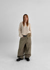Etner Fleece Balloon Wide Pants