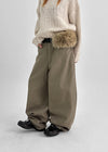 Etner Fleece Balloon Wide Pants
