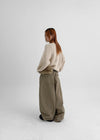 Etner Fleece Balloon Wide Pants