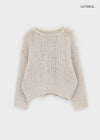 Mulfree boatneck color knit
