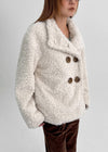 Delaming Double-button Fur Jacket