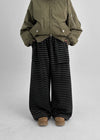 Attle Stripe Fleece Banding Pants