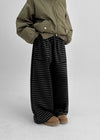 Attle Stripe Fleece Banding Pants