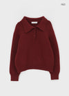 Horn Button Collar Knit