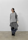 Fallet Cable Loose Fit Knit (34% Wool)