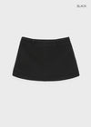 Praline Wool Mini Skirt Pants