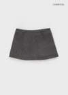 Praline Wool Mini Skirt Pants