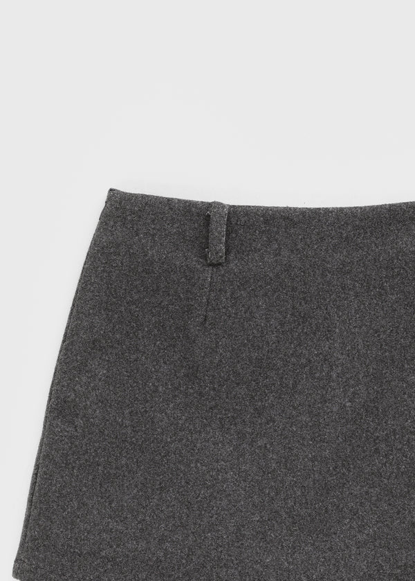 Praline Wool Mini Skirt Pants