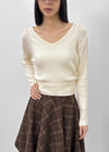 Shatz Long Sleeve V-Neck Knit