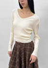Shatz Long Sleeve V-Neck Knit