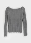 Rivenn Cable Henley Neck Knit