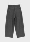 (UNISEX) Pediron Striped Wool Slacks