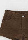 Speddy Corduroy Low-waist Shorts