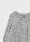 Fallet Cable Loose Fit Knit (34% Wool)