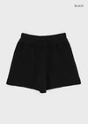 Newkey Basic Mid-thigh Knit Shorts (50% Wool)