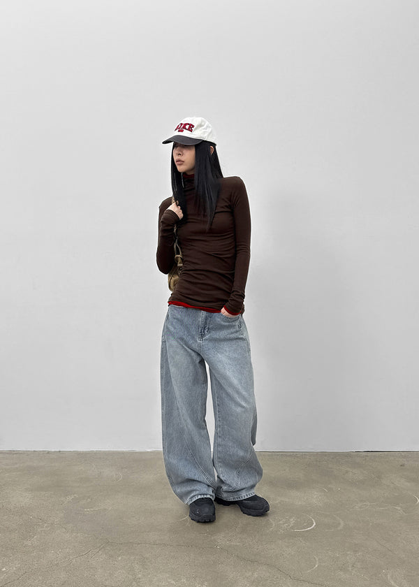 Longt Wool Warmer Turtleneck