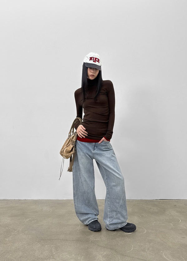 Longt Wool Warmer Turtleneck