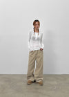 Franno Basic Wide Corduroy Pants