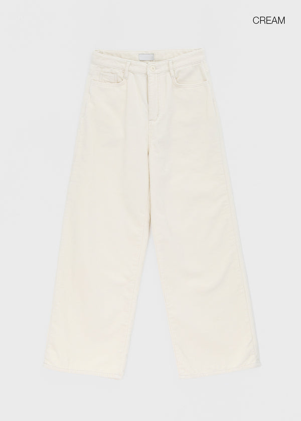 Franno Basic Wide Corduroy Pants