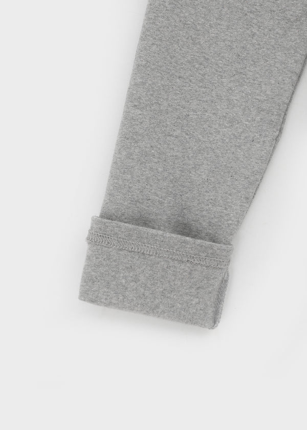 Weig Heavy Napping U-neck Long-sleeved T-shirt