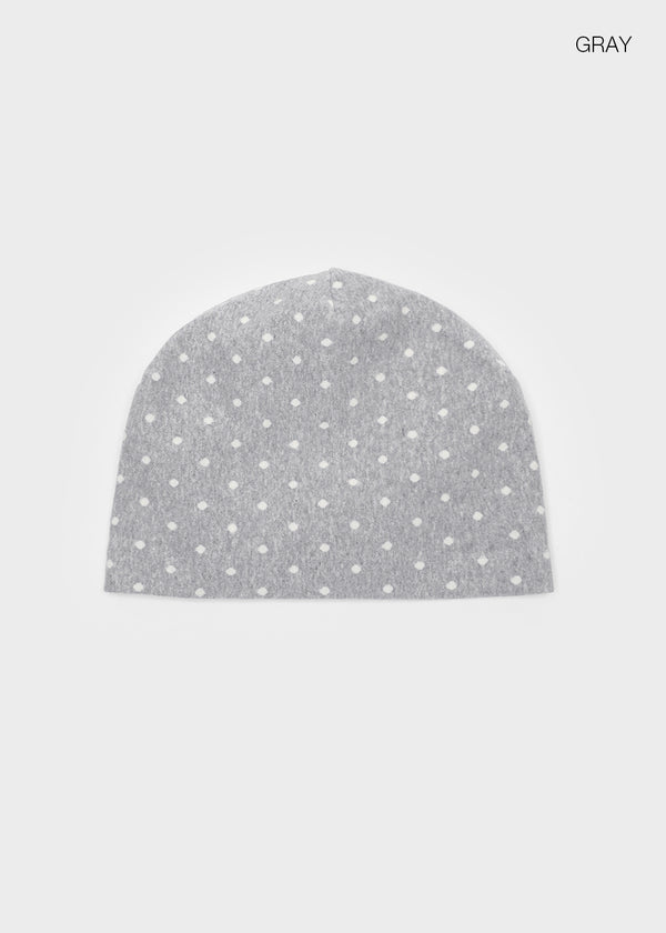 Tegan Dot Turban Beanie