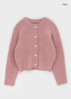 Ronso Boucle Soft Wool Knit Cardigan