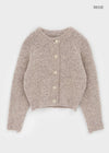 Ronso Boucle Soft Wool Knit Cardigan
